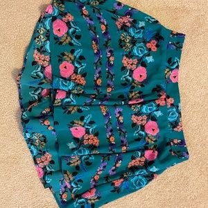 Mumu floral mini shorts